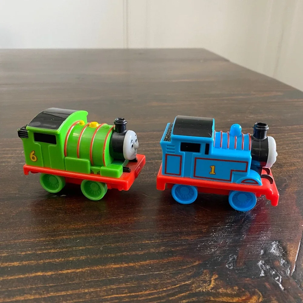 Thomas & Friends Plastic Push Along Train Toys Thomas Percy Toy Set Mattel 2011‎
